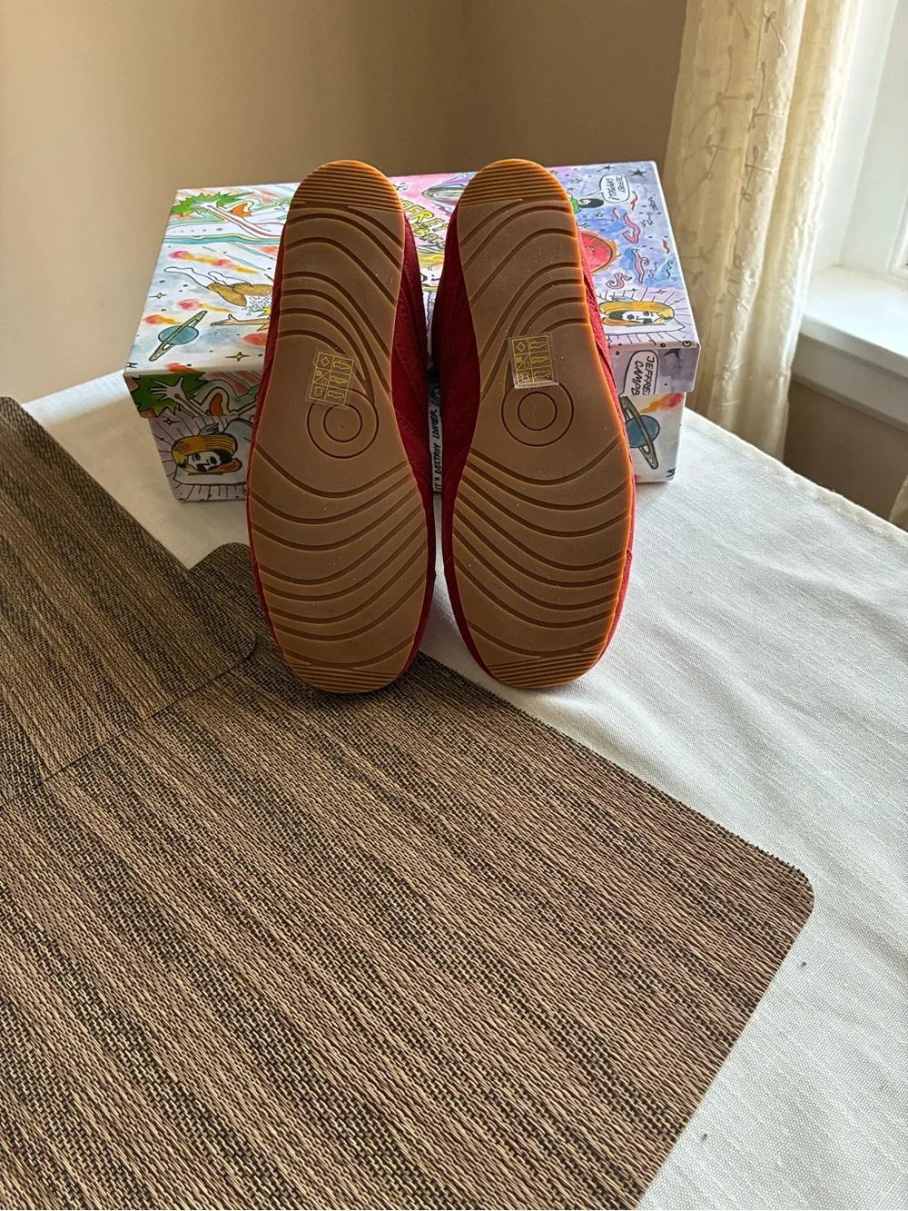Jeffrey Campbell Red Suede Women's Sneakers